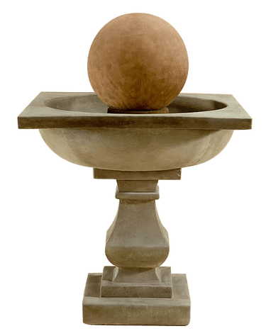 Lunara Outdoor Cast Stone Garden Fountain Fountain Tuscan